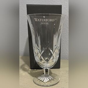 Waterford Lismore Footed Iced Tea/Beverage Glass Vintage But NIB